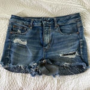 American Eagle next-level stretch jean shorts